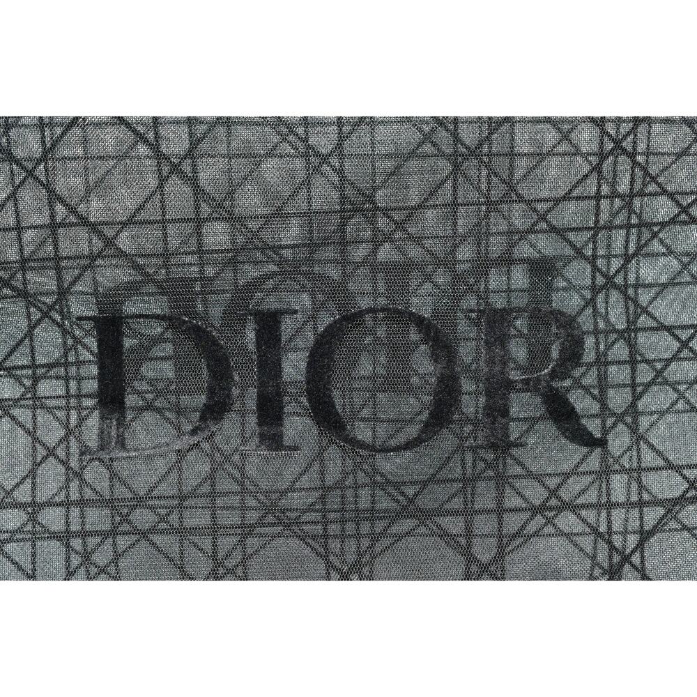 Christian Dior Beach Tote Bag Black Velvet Mesh Limited Beauty Parfums Gift GWP - Picture 6 of 10